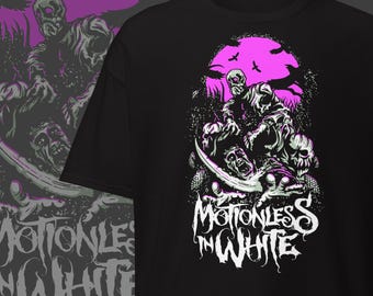 Motionless in White T-Shirt Metalcore Band Merch Gothic Emo Clothing