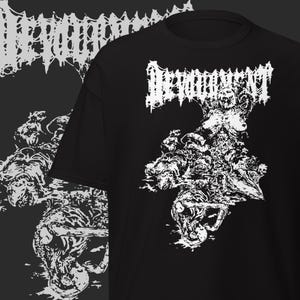 Devourment T-shirt Death Metal Band Gifts for Metal Music Lovers Brutal Heavy Metal Clothing