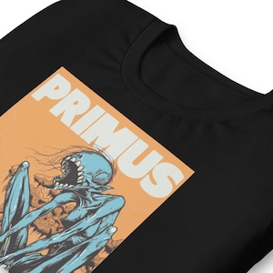 Primus Premium T-Shirt 90s Grunge Rock Merch for Alternative Music Fans Gifts for 90s Rock Music Lovers Grunge Clothing