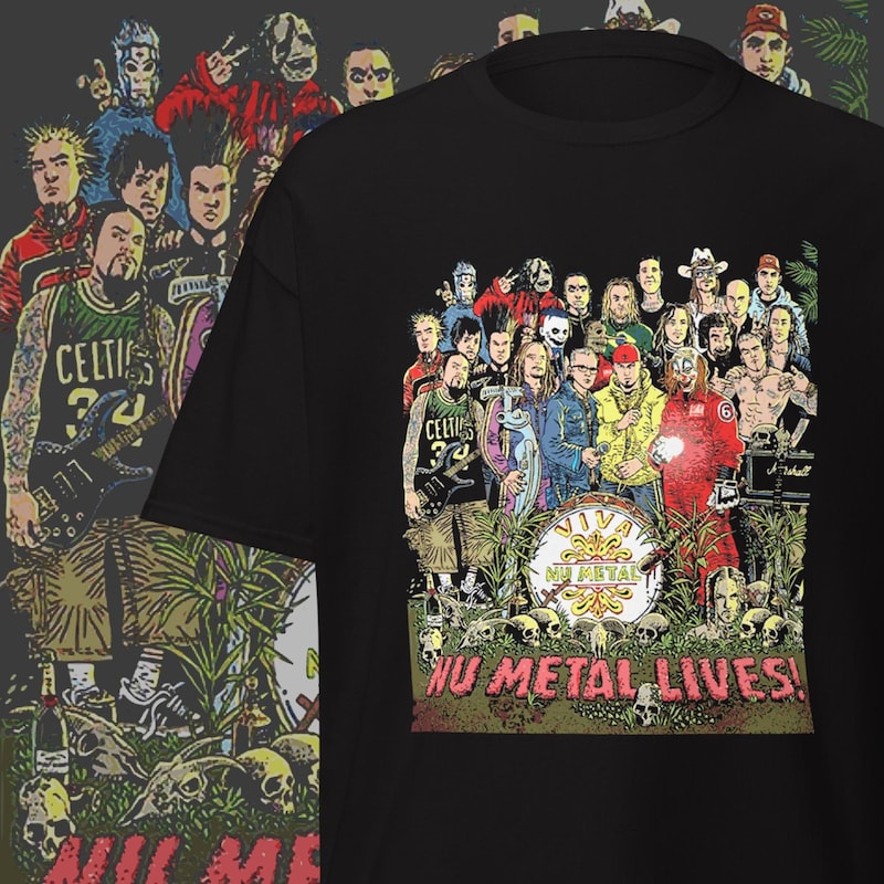 Metal Bands Button Up - Etsy UK