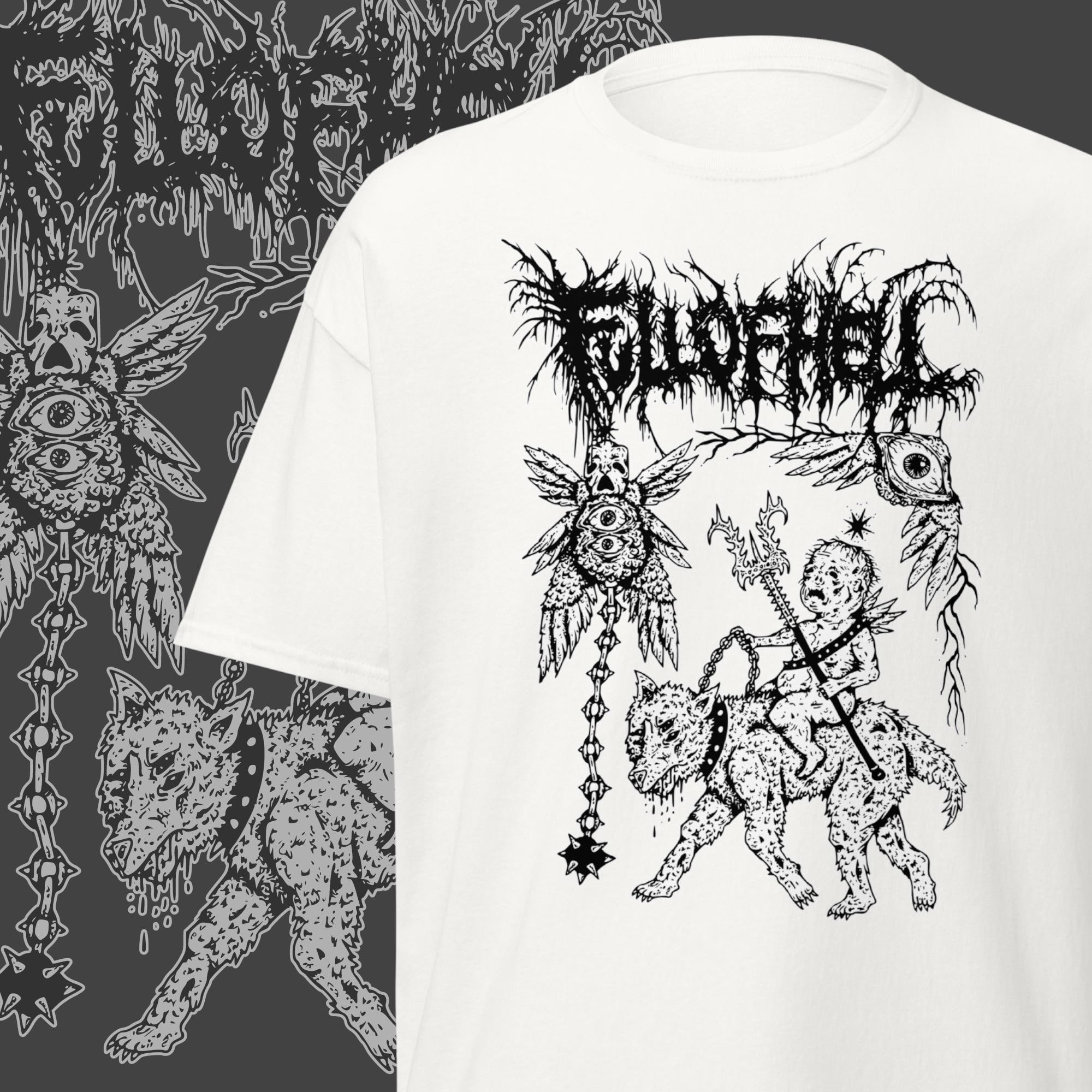 Full of Hell T-shirt Grindcore Band Clothing Extreme Metal Merch 