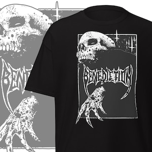 Benediction Band T-shirt Death Metal Merch Old School Death Metal Clothing Gifts for Metalheads