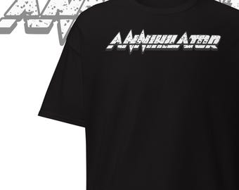 T-shirt Infant Annihilator Pour Homme - Style Deathcore, Graphisme Frappant En Coton Premium