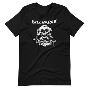 Discharge Hardcore Punk 80s T Shirt, Old School Punk Rock T