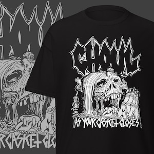 Ghoul Band T-Shirt Old School Death Metal Merch Vintage Metal Clothing