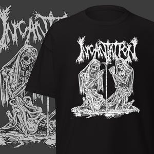 Incantation Band T-shirt Death Metal Merch Heavy Metal Clothing Gifts for Metalheads