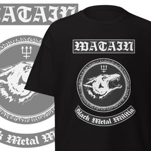 Black Metal Band T-Shirt Underground Black Metal Merch Gothic Clothing Gifts for Extreme Music Fans