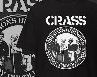 Crass Band T-Shirt: Vintage Anarcho Punk Rock Merch