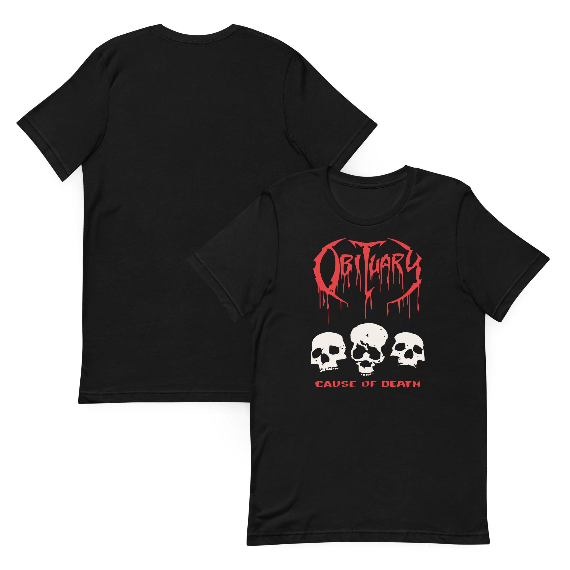 Obituary T-shirt Vintage Metal T-shirts Metalhead Clothing - Etsy