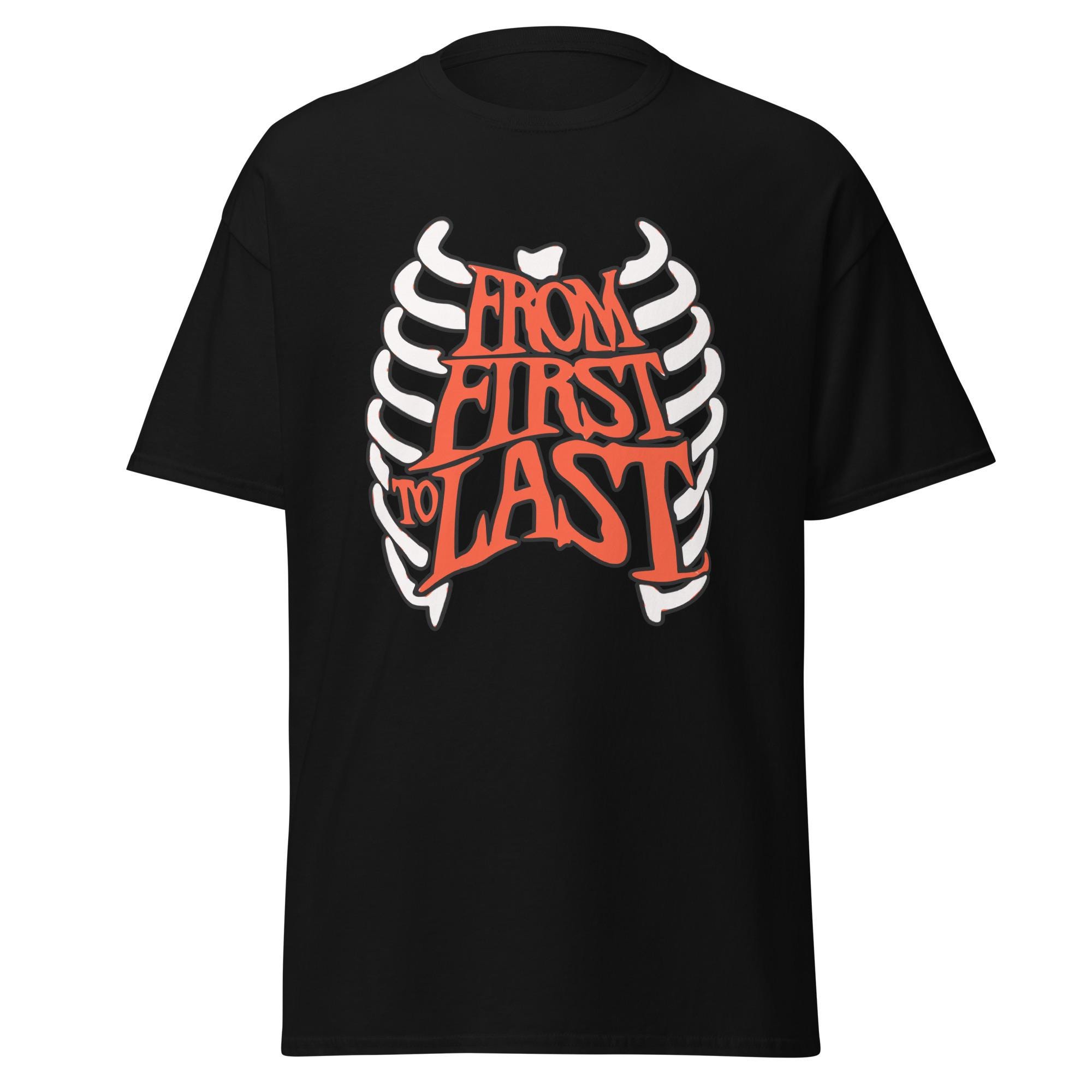From First to Last Band T-shirt: Early 2000s Post-hardcore Tee