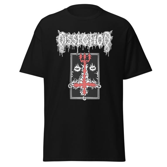 Dissection Band T-shirt: Black Metal Goth Clothing - Etsy Israel