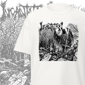 Incantation Band T-Shirt Extreme Metal Band Merch Old School Death Metal Merch Gifts for Metalheads