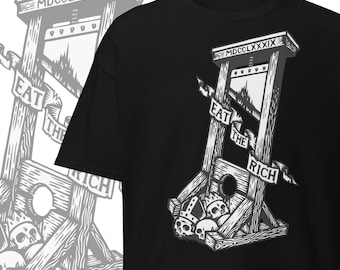 Eat The Rich Punk T-Shirt: Vintage Anarcho-Punk Style