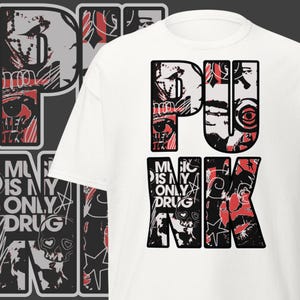 Vintage Style &quot;PUNK&quot; T-Shirt Classic Punk Rock Tee Punk Band Merch