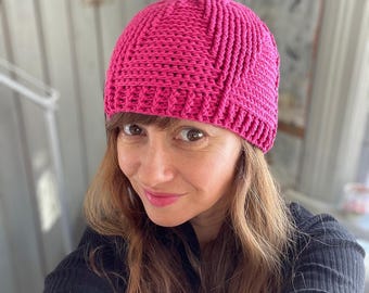 Crochet Hat Pattern | LEAFY |  Crochet Hat | Beginner Friendly | 4 sizes | New Born to XL (PDF Pattern)