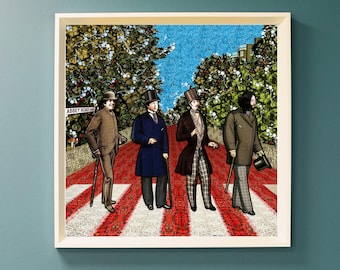 The Beatles Abbey Road Silhouette. 3D Printed - Etsy