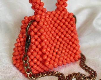 Bolso pequeño hecho a mano, bolso de cuentas, bolso original, bolso de cuentas, bolso para ocasiones especiales, bolso de accesorios