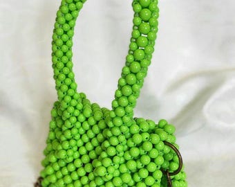 Bolso pequeño hecho a mano, bolso de cuentas, bolso original, bolso de cuentas, bolso para ocasiones especiales, bolso de accesorios