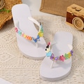 Personalised Flower Butterfly Flip Flops \u2013 Custom Name Beach Sandals product logo
