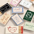 Custom Matchboxes for Wedding, Birthday & Vintage Parties, Personalize with Any Design, Unique Anniversary Favors Keepsake product logo