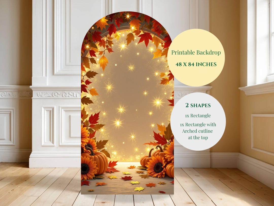 Arch Backdrop for Fall Decor Front Porch or Outside Fall Decor for ...