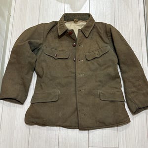 ジャケット・アウター Mao collar Moods Military coat Vintage Chinese Military Wool Coat PLA Army Uniform Mao Era China