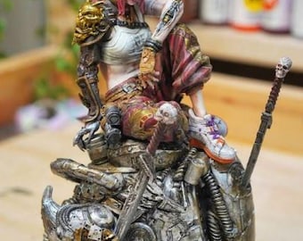 Figura guerrera 3D, archivo de modelo STL (impresora 3D)