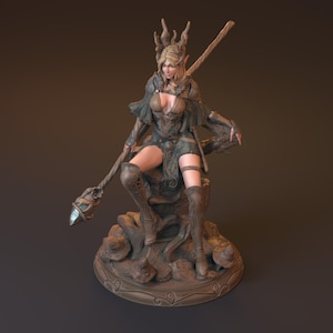 3d printer,3d woman ,3d woman figure,3d woman worrior figure,stl for print,stl 3d model,3d stl figure,digital model,digital figure