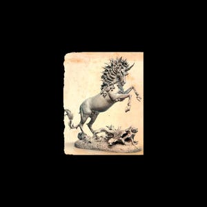 3D-model, figuur 3d paard, stl-figuur, stl-model, fantastisch paardmodel, 3d dark horse-figuur, 3d-figuur, stl om af te drukken, 3d-printerfiguren