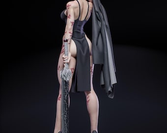 Modelo de mujer asiática en 3D: archivo STL para impresión 3D