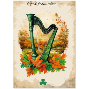 Grá da lontano: confezione da 10 biglietti d'auguri/biglietti irlandesi/regali irlandesi/biglietti irlandesi per tutte le occasioni/espatriati irlandesi/buste NON incluse