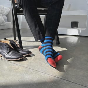 Striped Bamboo Socks – Soft, Stylish & Sustainable | Men’s Gift Idea | Luxebamboo Australia