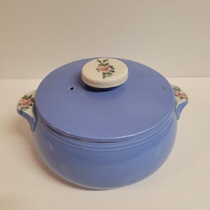 Hall&#39;s Superior Quality Kitchenware Rose Parade Large 2.5 Qt Casserole Lid #1259