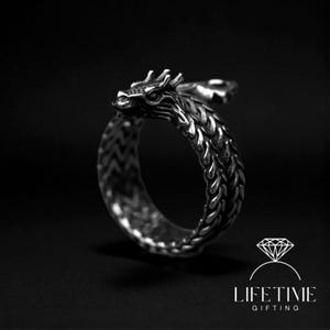 Dragon Ring | Mythical Creature Jewellery | Hand Crafted Dragon Ring | Gift for Fantasy Lover | Dragon Enthusiasts | Gift for Him | Dracarys