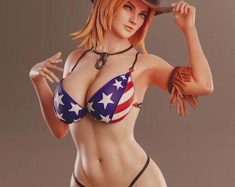 Tina Armstrong - Modelo STL para impresora de resina - Impresión 3D de figuras - Diorama de alta calidad - Viva o muerta (NSFW)