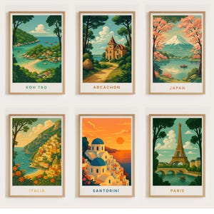 Personalized Vintage Posters – Dream Destinations
