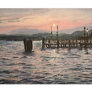 Custom landscape watercolour paintings