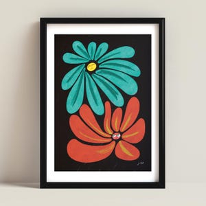 Jealous Flower - Art Print – Illustration, 50x70, 35x50, 25x35 cm Wall Art, Fine Art Giclee Print