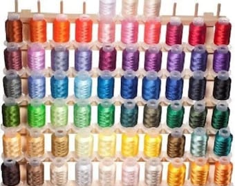 63 Brother Colors Embroidery Machine Thread