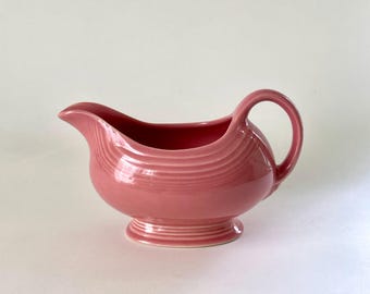 Fiesta Rose (retired) Gravy Boat