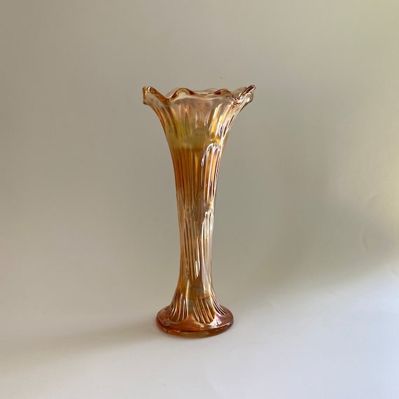 花瓶・フラワースタンド Fenton Carnival Glass Marigold Vase Fenton Carnival Glass 9.5