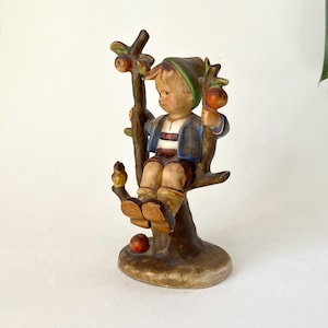 Vintage 1950s Hummel Collectable Porcelain Figurine &quot;Apple Tree Boy&quot;