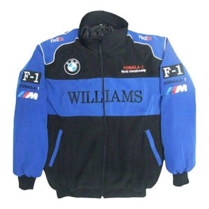Adult F1 Vintage Racing Jacket Sublimation & Embroidered Cotton Padded racing Jacket + Free Shipping