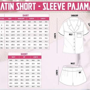 Women’s Whimsical Lobster Nautical Coastal Beach Marine Print Long Sleeve Satin Pajama Set, Fun Summer Coastal Sleepwear bild 7