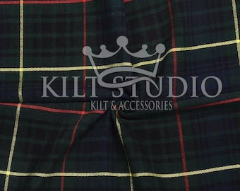 Hunting Stewart Tartan Fabric - 13Oz To 16Oz Acrylic Scottish Tartan - Machine Washable - Running Yards - 54 Inches Width Upholstery Fabric