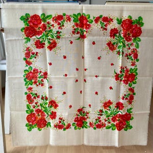 Vintage Ukrainian Wool Shawl Ukrainian Floral Scarf 1980s Madie in Kyiv Troyanda Scarf White Floral Folk Headscarf Pure Wool Bridal Shawl