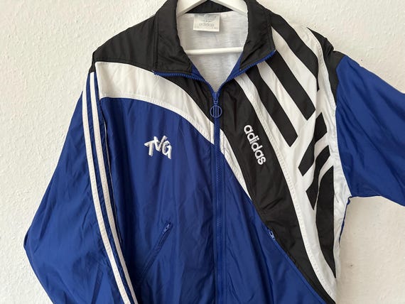Vintage 1990s Adidas Track Jacket Women Small Adidas Jacket Men XS