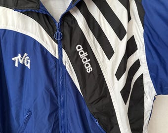 Vintage 1990s Adidas Track Jacket Women Small Adidas Jacket Men XS