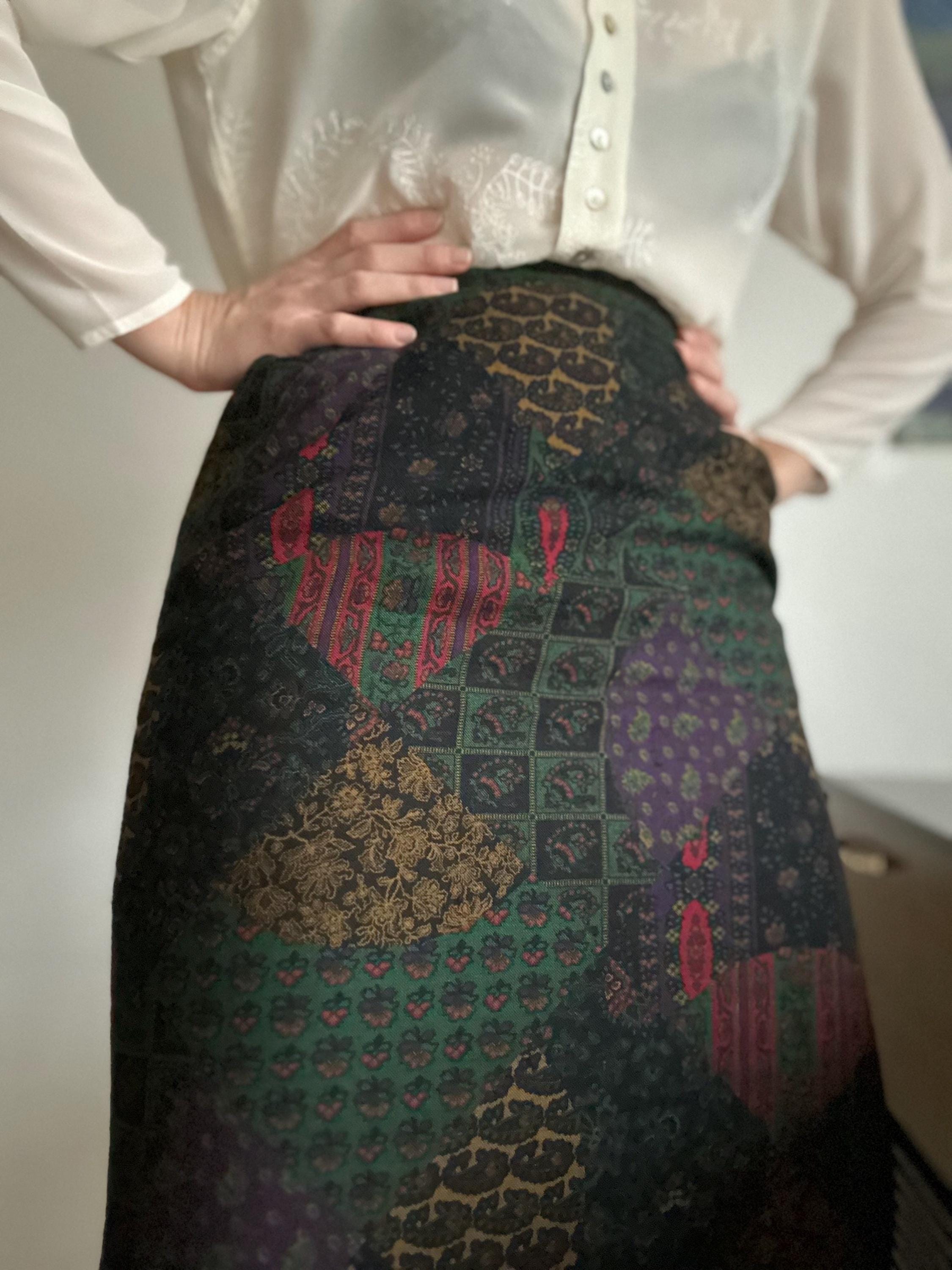 Jupe Crayon Hobbs En Tweed Multicolore Taille 10 – Longueur Genou, Doublée – Parfait état