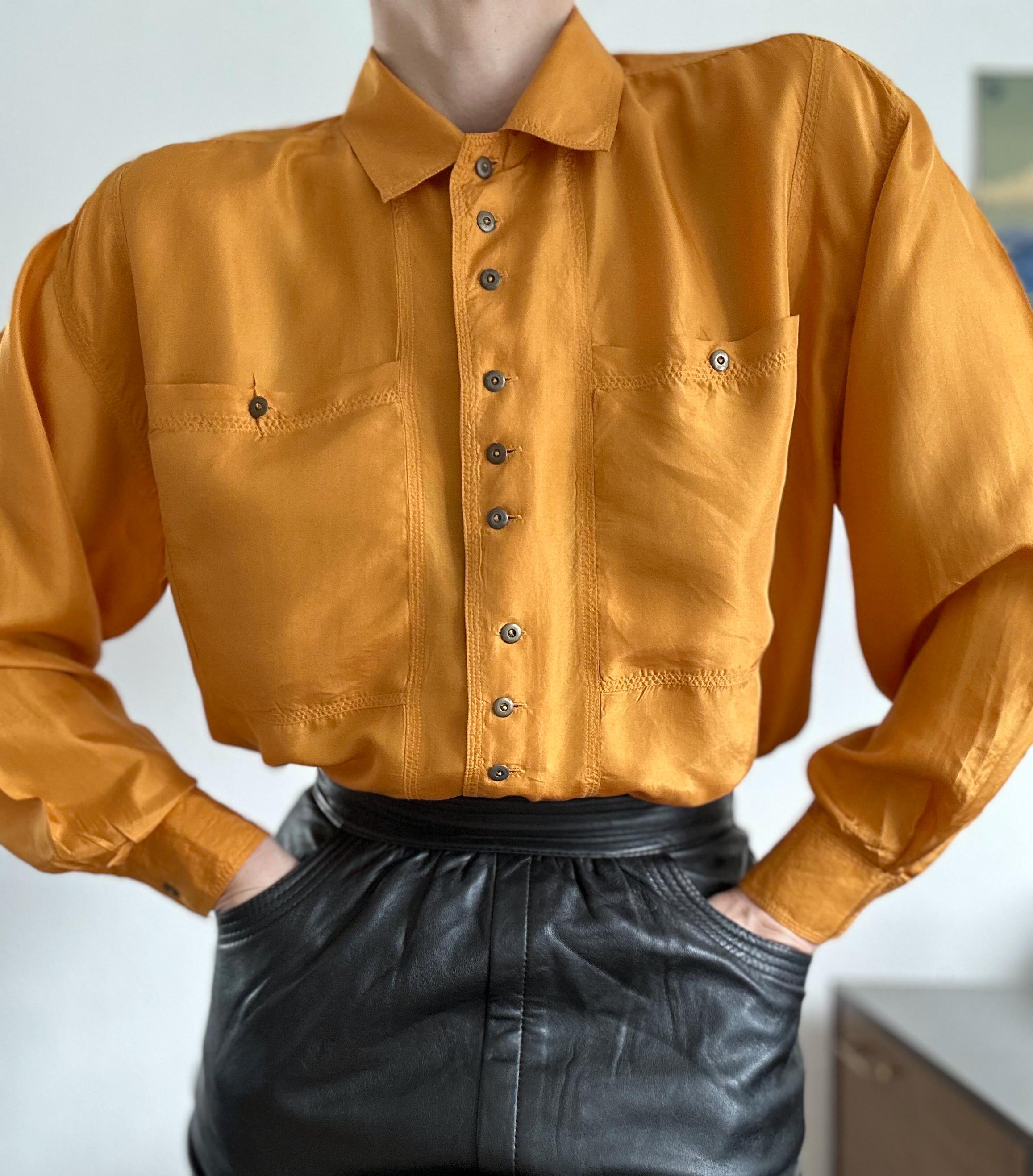 Escada Vintage Silk Shirt - Etsy Australia